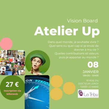 ATELIER UP – Vision Board – Lundi 08 janvier 2024