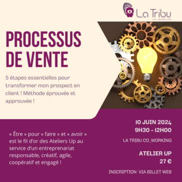 ATELIER UP – Processus de vente – Lundi 10 juin 2024