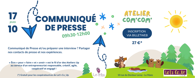 COM’ COM’ – Communiqué de presse – Jeudi 17 octobre