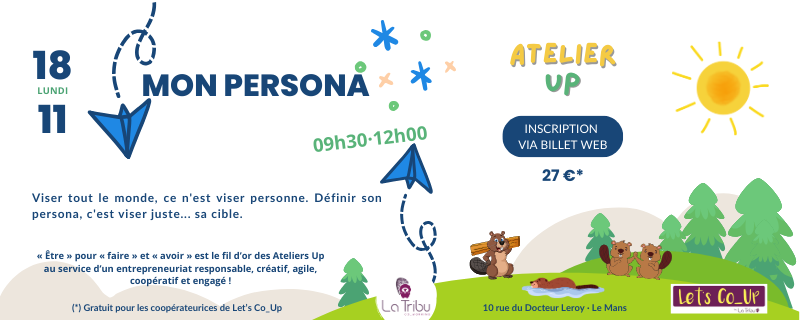 ATELIER UP – Mon Persona – Lundi 18 novembre 2024